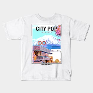 White City Pop Vaporwave Kids T-Shirt